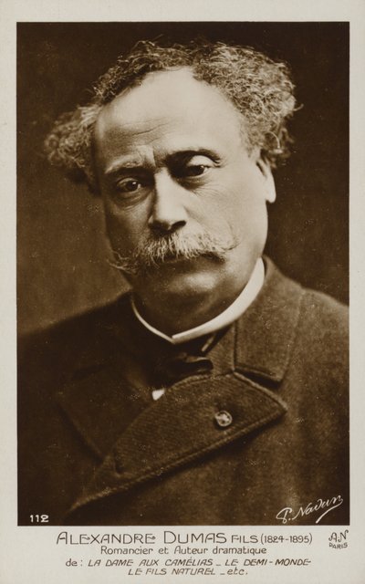 Alexandre Dumas, el Joven (1824-1895), novelista y dramaturgo francés de French Photographer