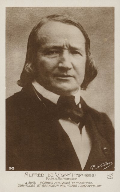 Alfred de Vigny (1797-1863), poeta y novelista francés de French Photographer