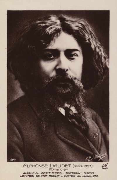 Alphonse Daudet (1840-1897), novelista francés de French Photographer