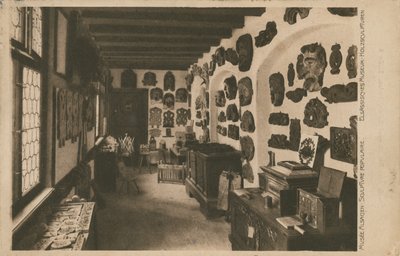 Museo Alsaciano con exhibición de esculturas de madera de French Photographer