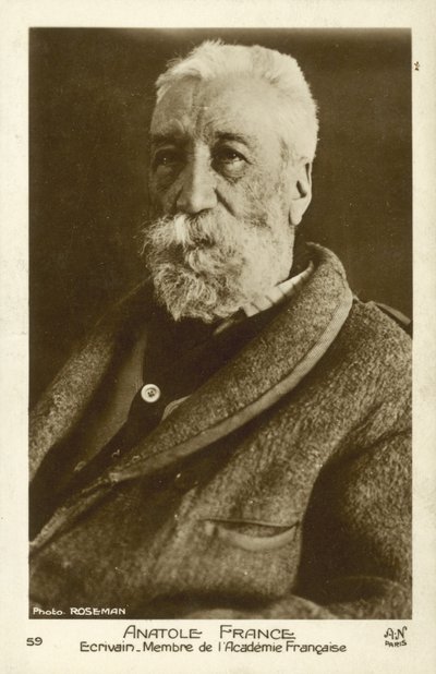 Anatole France, poeta, periodista y novelista francés de French Photographer