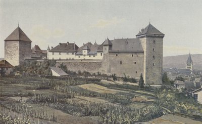 Annecy, Vista del Castillo, Conjunto Sureste de French Photographer