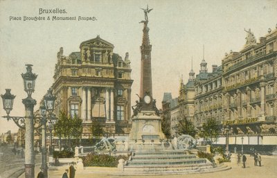 Monumento Anspach, Plaza Brouckere de French Photographer