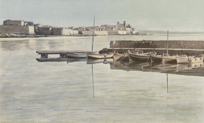 Antibes, Murallas y viejo Castillo, Vista tomada desde el Puerto de French Photographer