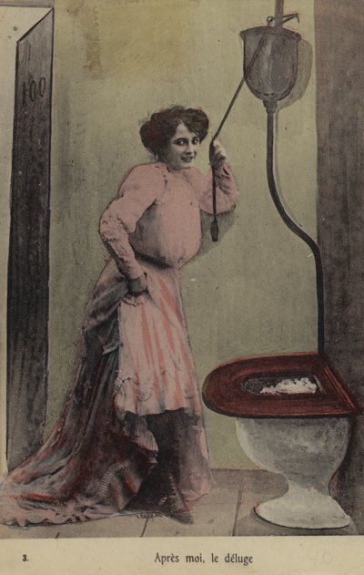 Después de mí, el diluvio; Niña en el baño de French Photographer