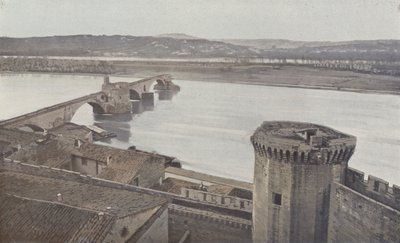 Aviñón, Fortificaciones y Puente Saint Bénézet de French Photographer