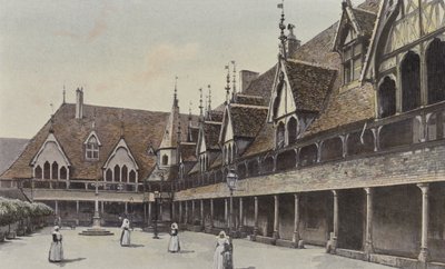 Beaune, Primer patio interior del Hospital de French Photographer