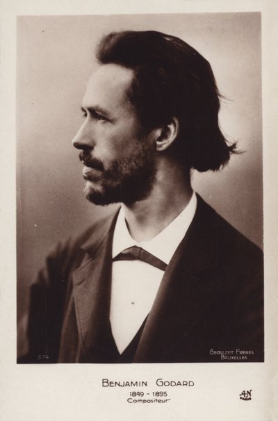 Benjamin Godard, violinista y compositor romántico francés (1849-1895) de French Photographer
