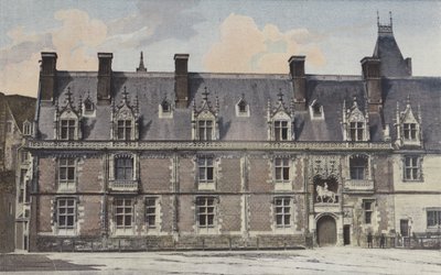Blois, Castillo, Fachada exterior del ala Luis XII de French Photographer