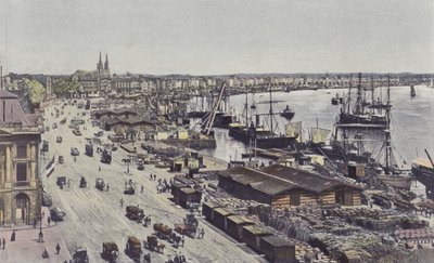 Burdeos, Plaza Richelieu, Muelles Louis XVIII, de Chartrons y de Bacalan de French Photographer