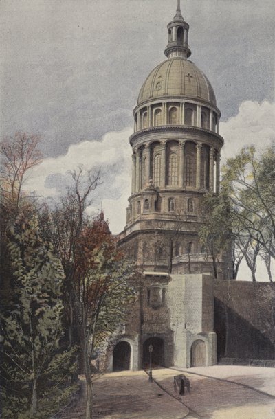 Boulogne-sur-Mer, Puerta de Calais e iglesia Notre-Dame de French Photographer