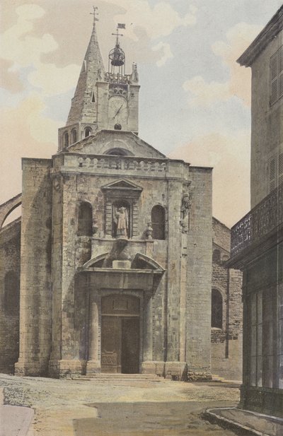 Bourg-Saint-Andeol, Iglesia, Fachada oeste de French Photographer