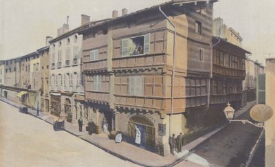Bourg, Casa española, en la esquina de las calles Gambetta y del Gobierno de French Photographer