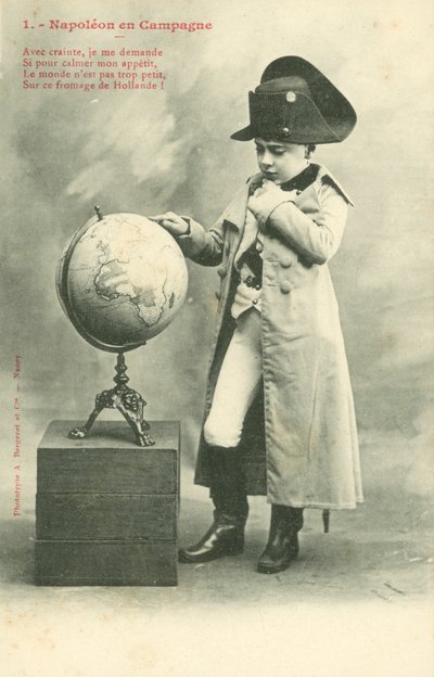 Niño vestido como Napoleón de French Photographer