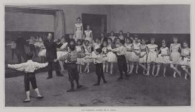 Niños en una clase de ballet de French Photographer