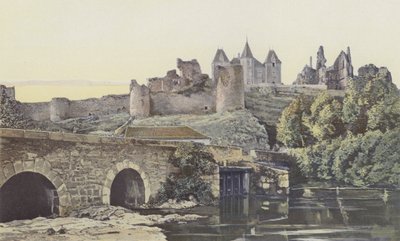 Bressuire, Ruinas del Castillo, Exterior, Vista SO de French Photographer