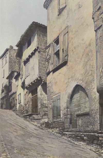 Bruniquel, Calle principal de French Photographer