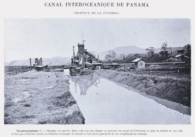 Canal Interoceánico de Panamá, Trabajos de La Culebra de French Photographer