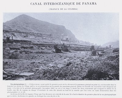 Canal Interoceánico de Panamá, Trabajos de La Culebra de French Photographer