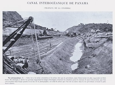 Canal Interoceánico de Panamá, trabajos de La Culebra de French Photographer