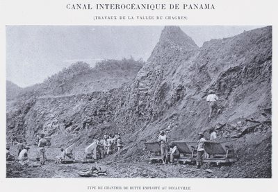 Canal Interoceánico de Panamá, trabajos del Valle del Chagres de French Photographer