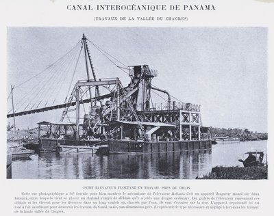 Canal Interoceánico de Panamá, trabajos del Valle del Chagres de French Photographer