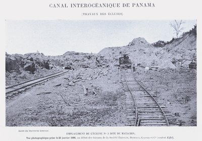 Canal Interoceánico de Panamá, trabajos de las esclusas de French Photographer