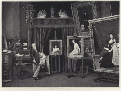 Carolus-Duran en su taller de French Photographer