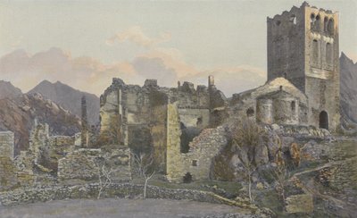 Casteil, Ruinas del antiguo Monasterio de St-Martin-du-Canigou de French Photographer