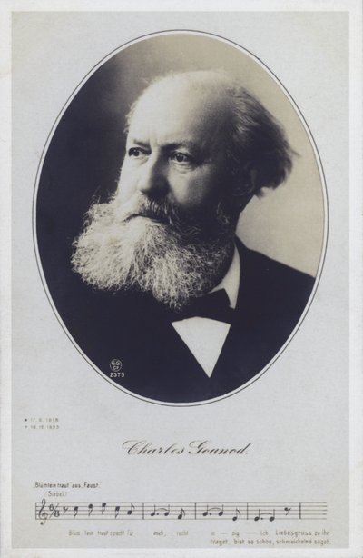 Charles Gounod, pianista y compositor francés de French Photographer
