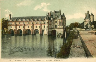 Chenonceaux, El Castillo, La Fachada Oriental de French Photographer