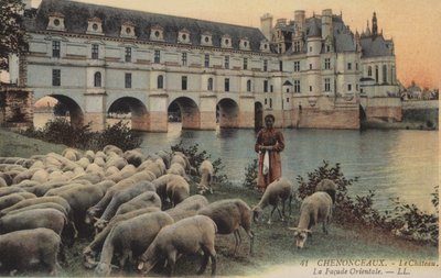 Chenonceaux, El Castillo, La Fachada Oriental de French Photographer