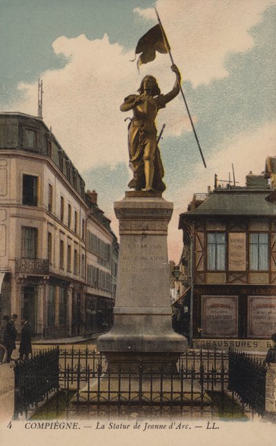 Compiegne, La Estatua de Juana de Arco de French Photographer