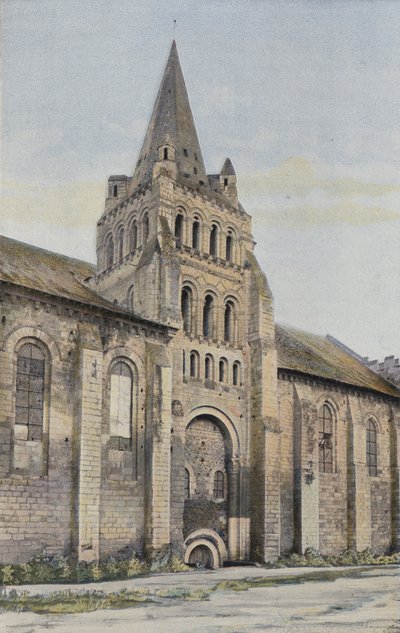 Cunault, Iglesia, Fachada norte de French Photographer