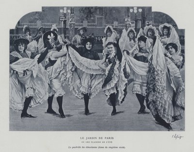 Bailarines en el Jardin de Paris de French Photographer