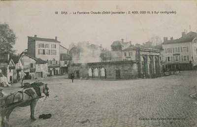 Dax - manantial de agua caliente (flujo diario: 2400000 litros a 64 grados centígrados) de French Photographer