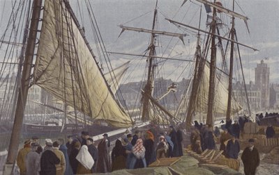 Dunkerque, Salida para la pesca del bacalao en Islandia de French Photographer