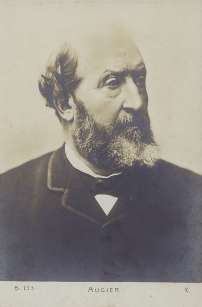 Emile Augier (1820-1889), dramaturgo francés de French Photographer