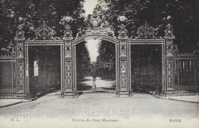 Entrada, Parc Monceau, París de French Photographer