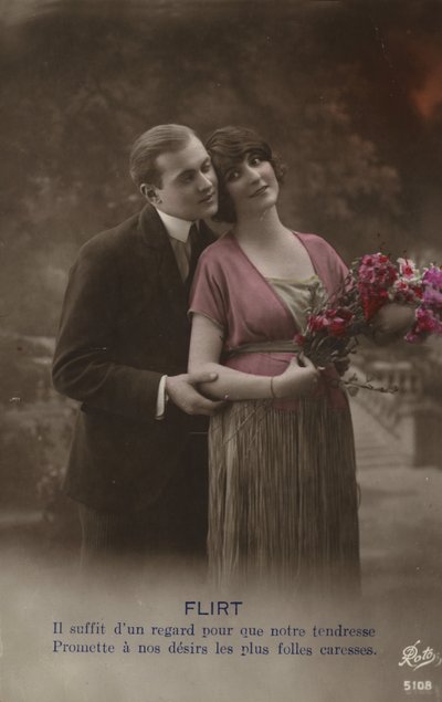 Pareja coqueteando de French Photographer