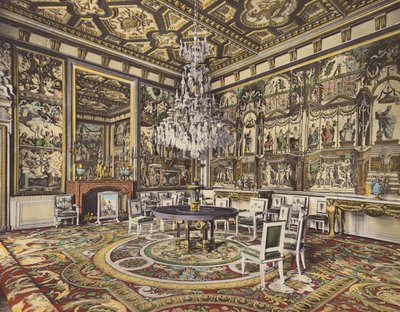 Fontainebleau: Apartamento Papal, Sala de Recepción (foto color) de French Photographer