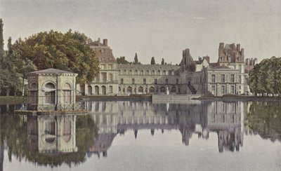 Fontainebleau, Palacio, Vista desde el estanque de las carpas de French Photographer