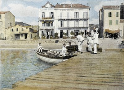 Marina francesa, finales del siglo XIX: equipaje de los permissionarios - Bibl. des Arts Deco. de French Photographer