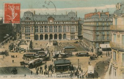 Gare St Lazare y Cour de Rome, París de French Photographer