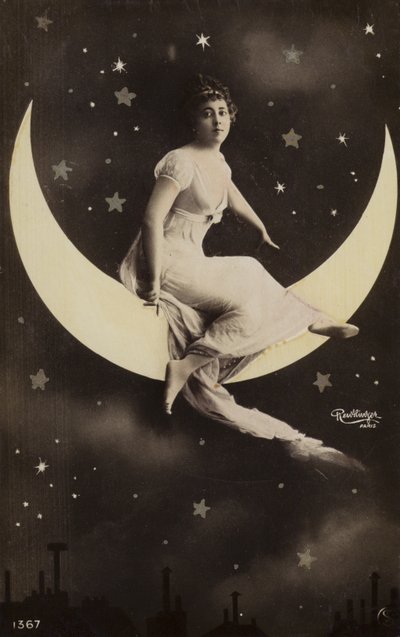 Chica en la luna de French Photographer