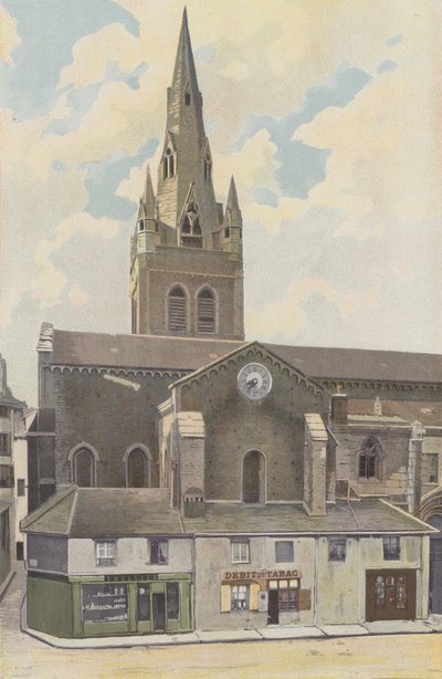 Grenoble, Iglesia de San Andrés, Lado Norte de French Photographer