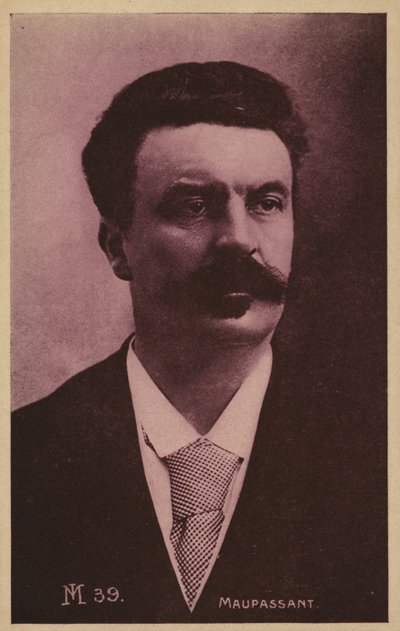 Guy de Maupassant (1850-1893), cuentista, novelista y poeta francés de French Photographer