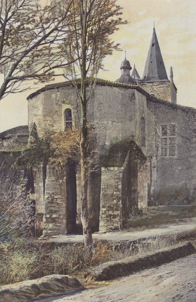 Hagetmau, Iglesia, Lado del ábside de French Photographer