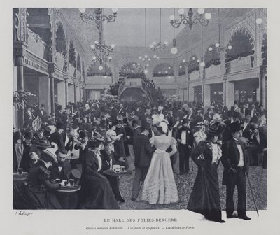 Sala de las Folies Bergere, París, durante un intervalo de French Photographer