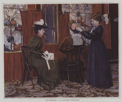 Haciéndose un sombrero en Maison Nouvelle, París de French Photographer